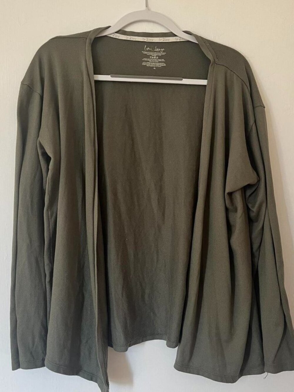 Women's Green and Khaki Cardigan